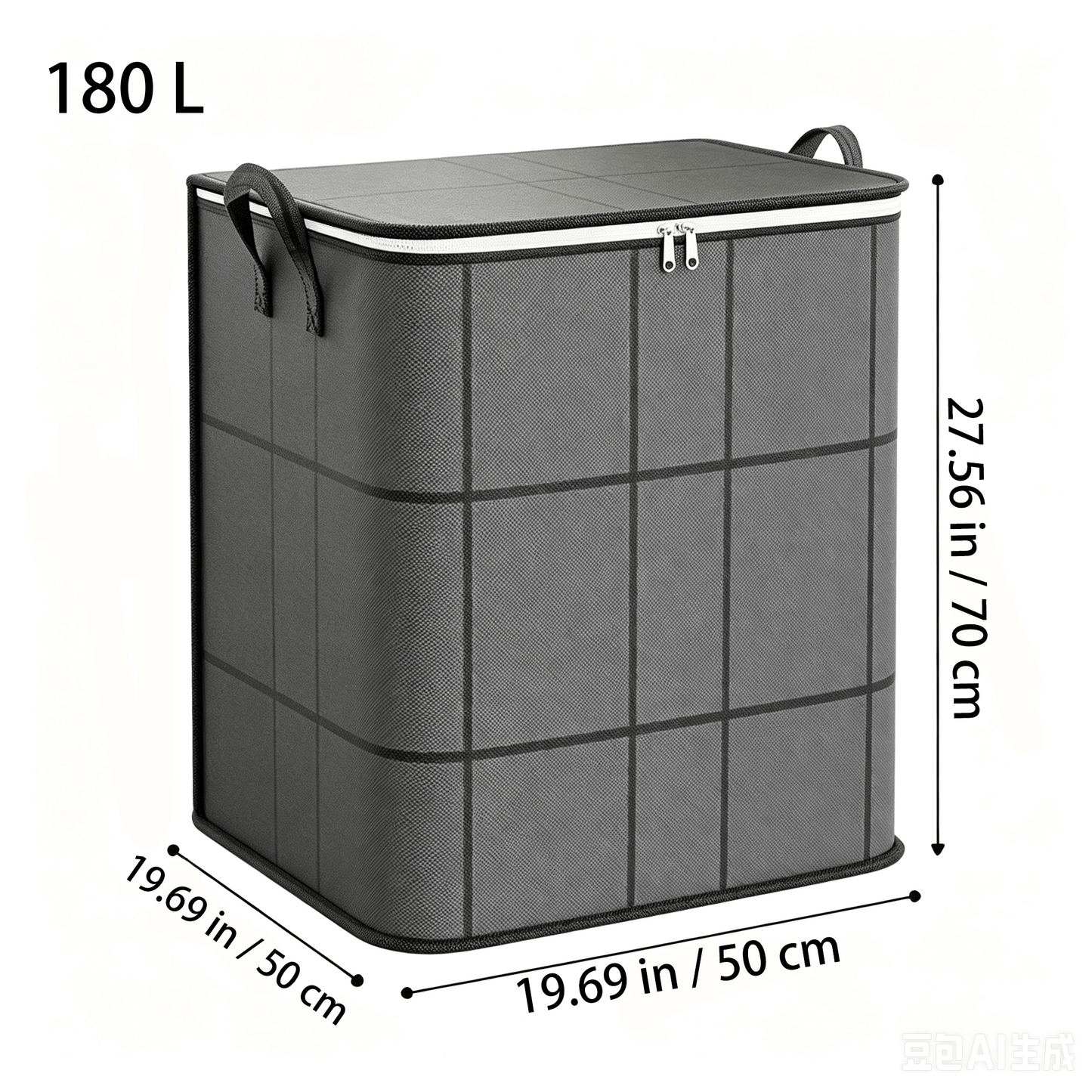 📦 Spacious Zippered Storage Bin – Large Capacity Bag for Quilts, Blankets & Sweaters, Perfect for Moving Day & Closet Organization
