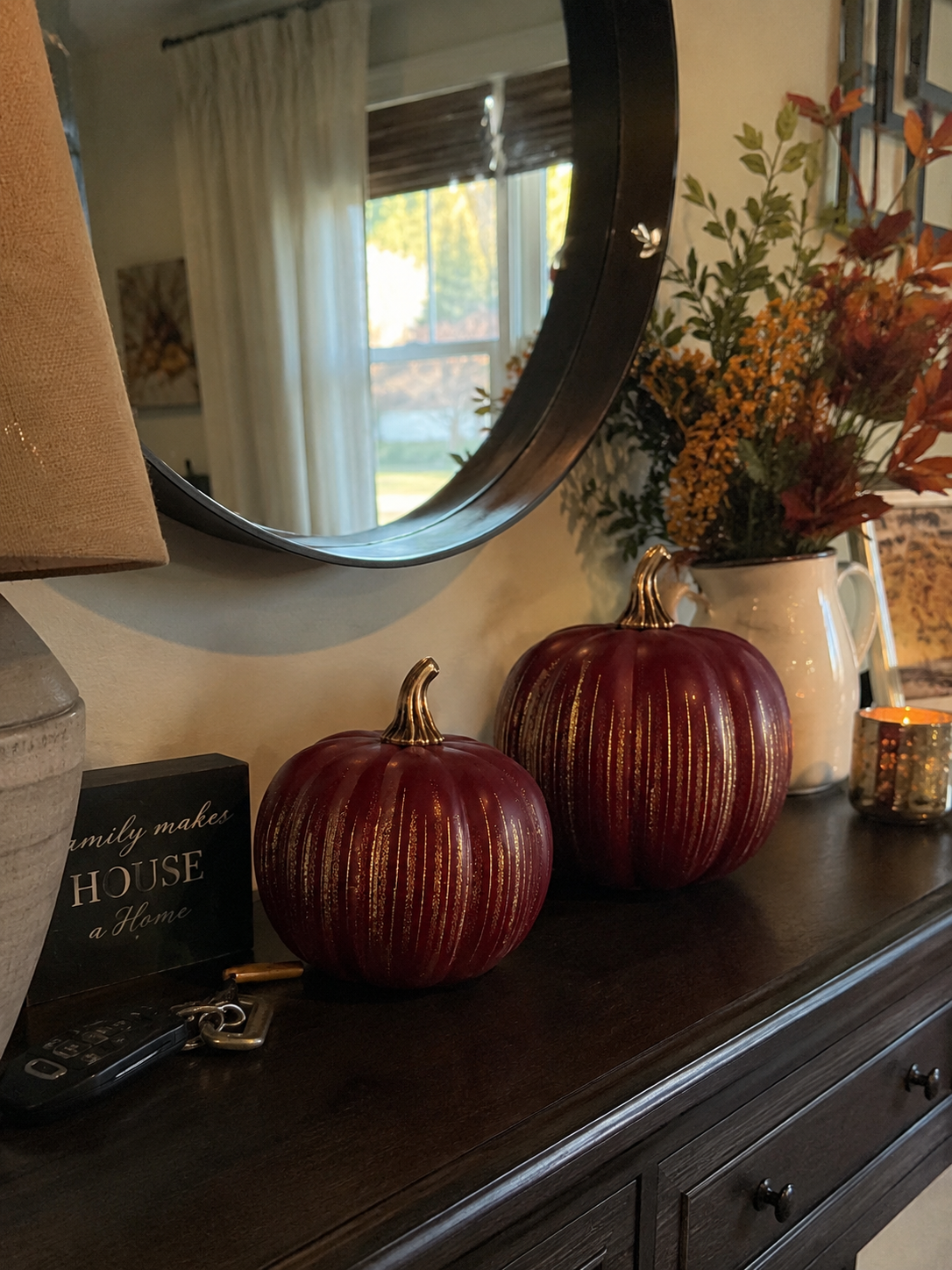 🔥New Arrival❤️ Lighted Starry Night Glass Pumpkin Set
