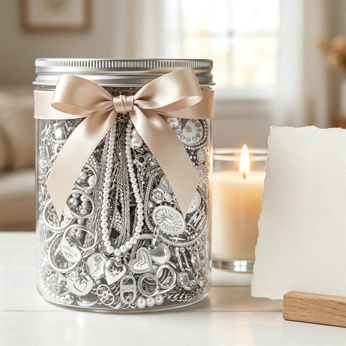 π Mystery Jewelry Jar β Curated Sparkle Collection for a Beautiful Surprise