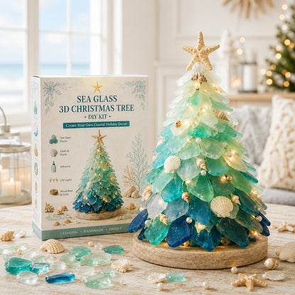 DIY Sea Glass 3D Christmas Tree Kit