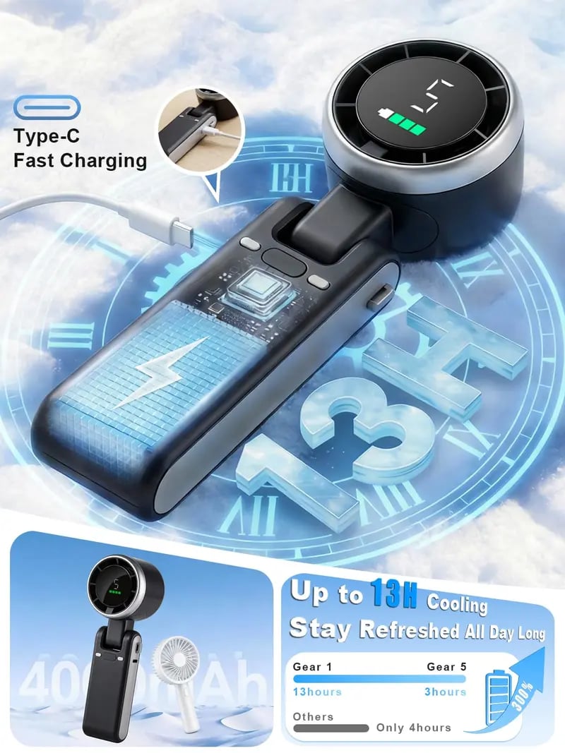 🌪️ Portable Handheld Turbo Fan