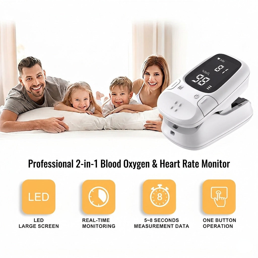 Non-Invasive Blood Glucose Monitor - Multi-Function Health Monitoring Device
