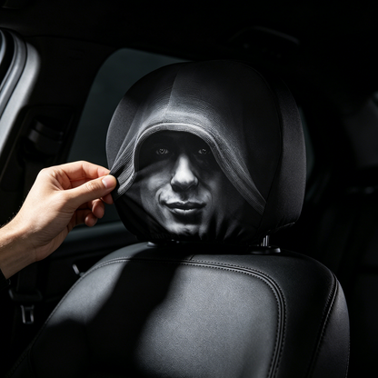 Halloween Hot Sale😆 Funny Cartoon Car Headrest Covers