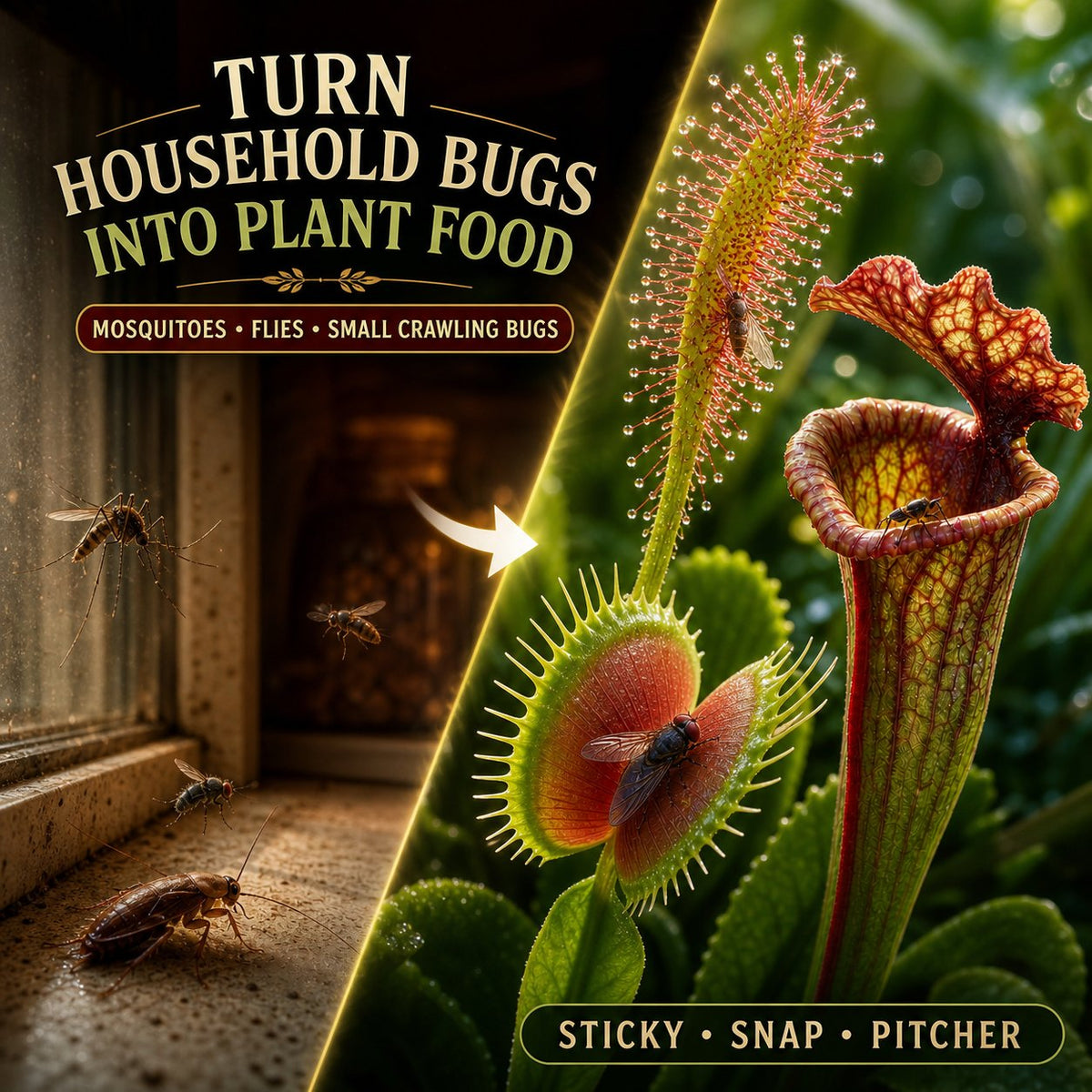 Grow-Your-Own Carnivorous Plant Seed Trio