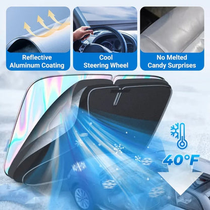 🌊2026 Summer Hot Sale-💥2026 Foldable Anti-UV Windshield Sunshade