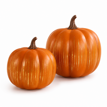 🔥New Arrival❤️ Lighted Starry Night Glass Pumpkin Set