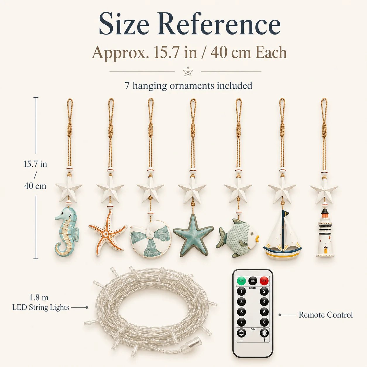 🌊✨ Wandbehänge „Seaside Glow“ – 7er-Set 🏡💙 Holen Sie sich den ruhigen Charme der Küste in Ihr Zuhause 🌴🐚