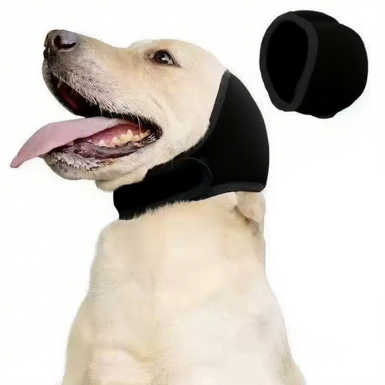 🐶 Sound-Dampening Dog Ear Wrap for Loud Noises & Calming Comfort