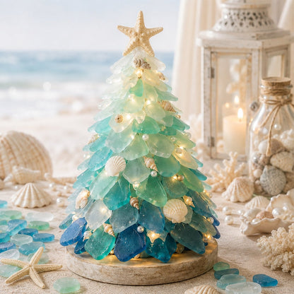 DIY Sea Glass 3D Christmas Tree Kit