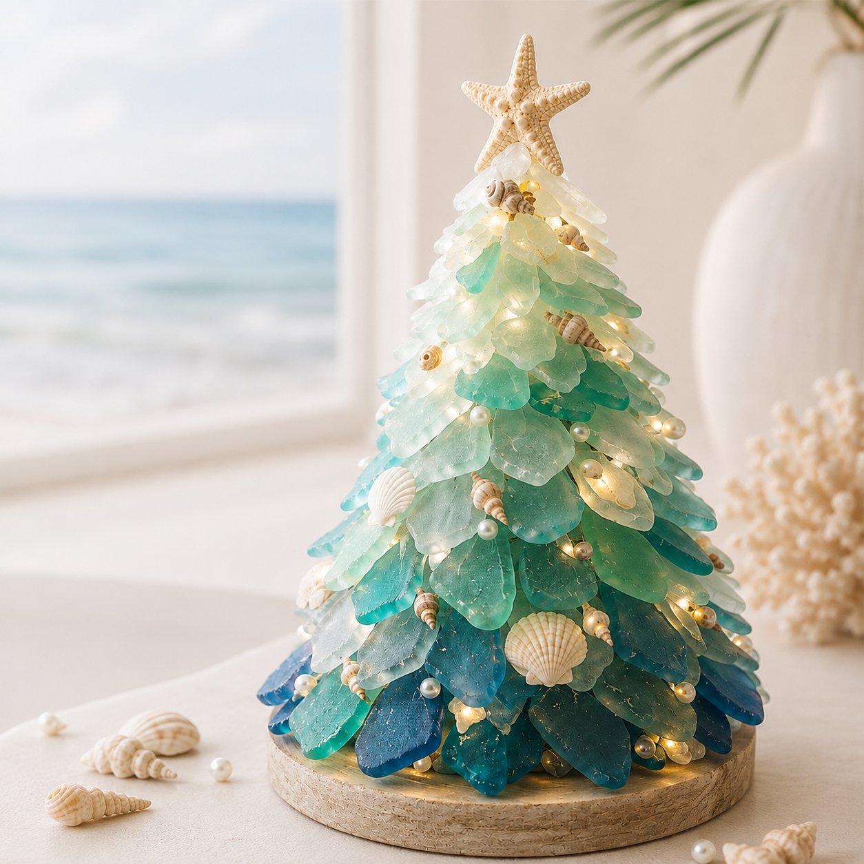 DIY Sea Glass 3D Christmas Tree Kit
