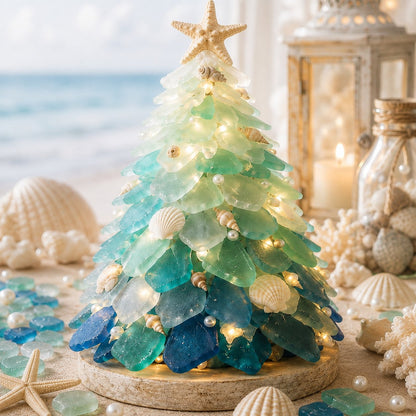 DIY Sea Glass 3D Christmas Tree Kit