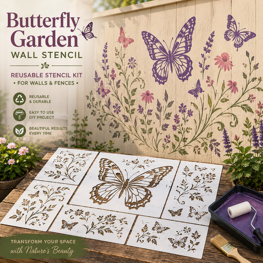 💥 LAST DAY 49% OFF 🌿 Garden Wall Stencil™