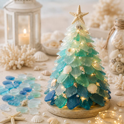 DIY Sea Glass 3D Christmas Tree Kit