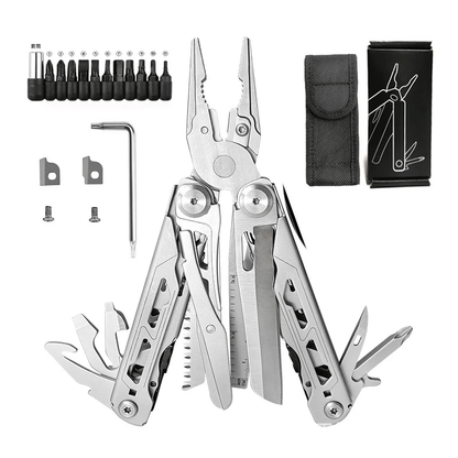 🏕️16‐in‐1 Multi‐Tool Pliers with Full‐Size Folding Scissors