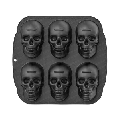 💀 🧊 DIY Silicone Mold Skull Ice Cubes – Food Grade, Slow Melting & Perfect For Whiskey, Cocktails & Halloween Parties 🎃