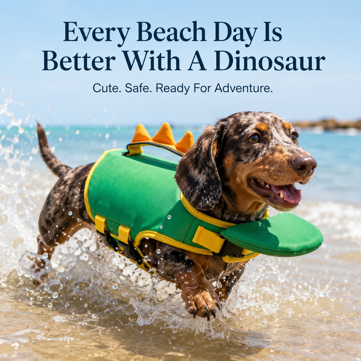 🦖 The Cutest Dog Life Jacket This Summer