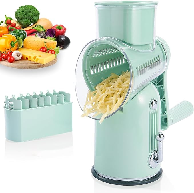 🥗✨ 5 In 1 Food Chopper | Manual Vegetable Cutter for Faster & Easier Meal Preparation
