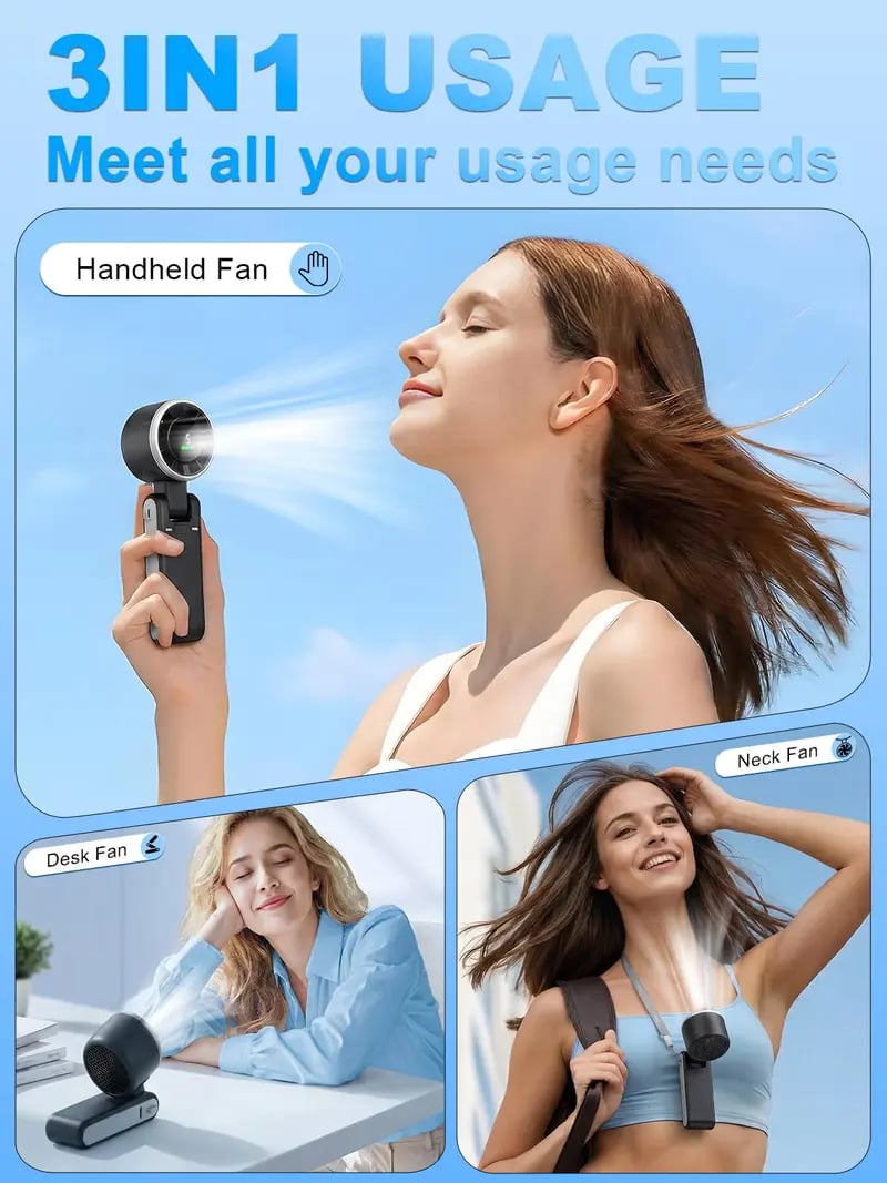 🌪️ Portable Handheld Turbo Fan