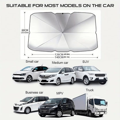 🌊2026 Summer Hot Sale-💥2026 Foldable Anti-UV Windshield Sunshade
