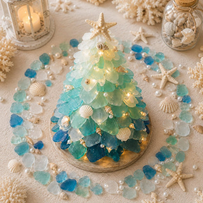 DIY Sea Glass 3D Christmas Tree Kit