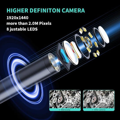 HD Endoscope Camera for iPhone & Android With Light