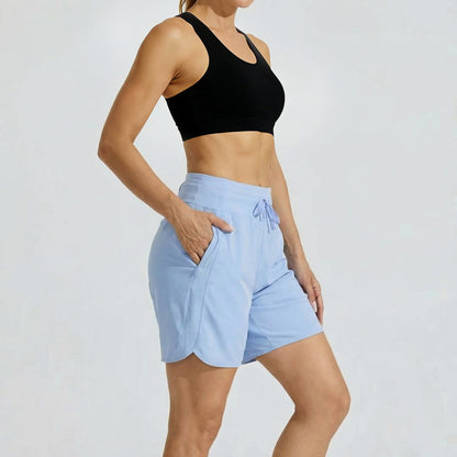 ⏰Hot Sale Women's Active 7 Inseam Athletic Long Running High Wasistband Shorts