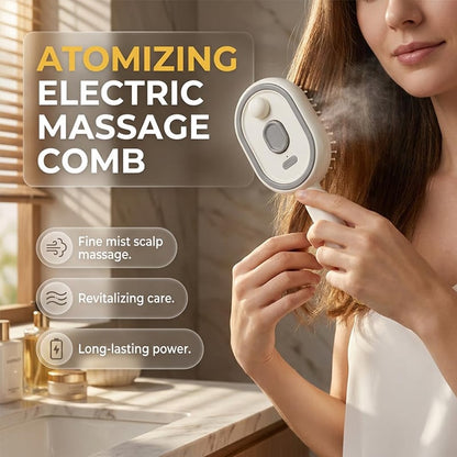 🔥50K+ SOLD!🔥LAST DAY 50% OFF - 2026 Electric Spray Air Cushion Massage Comb