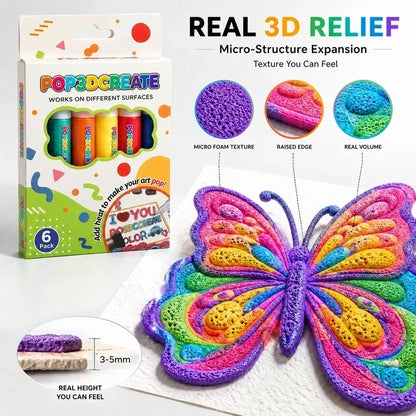 3D Relief Art Pen – Turn Flat Drawings Into Touchable 3D Art