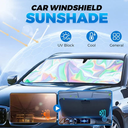 🌊2026 Summer Hot Sale-💥2026 Foldable Anti-UV Windshield Sunshade