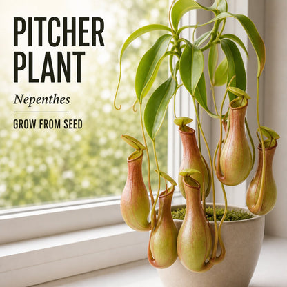 Grow-Your-Own Carnivorous Plant Seed Trio