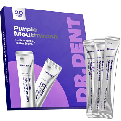 Purple Teeth  Whitening Strips – Fast Results, Zero Sensitivity