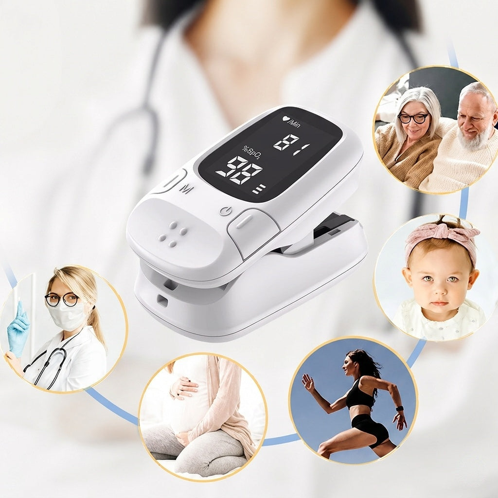 Non-Invasive Blood Glucose Monitor - Multi-Function Health Monitoring Device