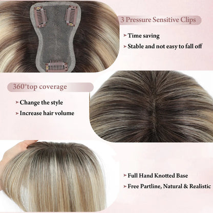 3D Clip-In Bangs Hair Topper for Women – Natural-Looking Volume & Coverage