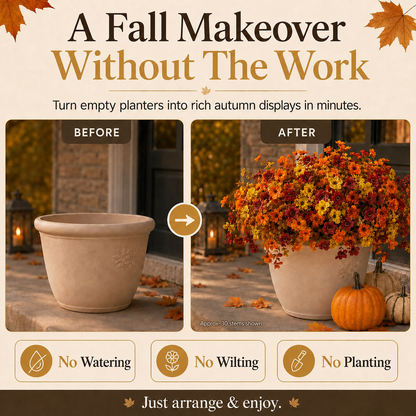 🔥Last Day 50% OFF - 🍂 Fall Porch Faux Flower Bundles
