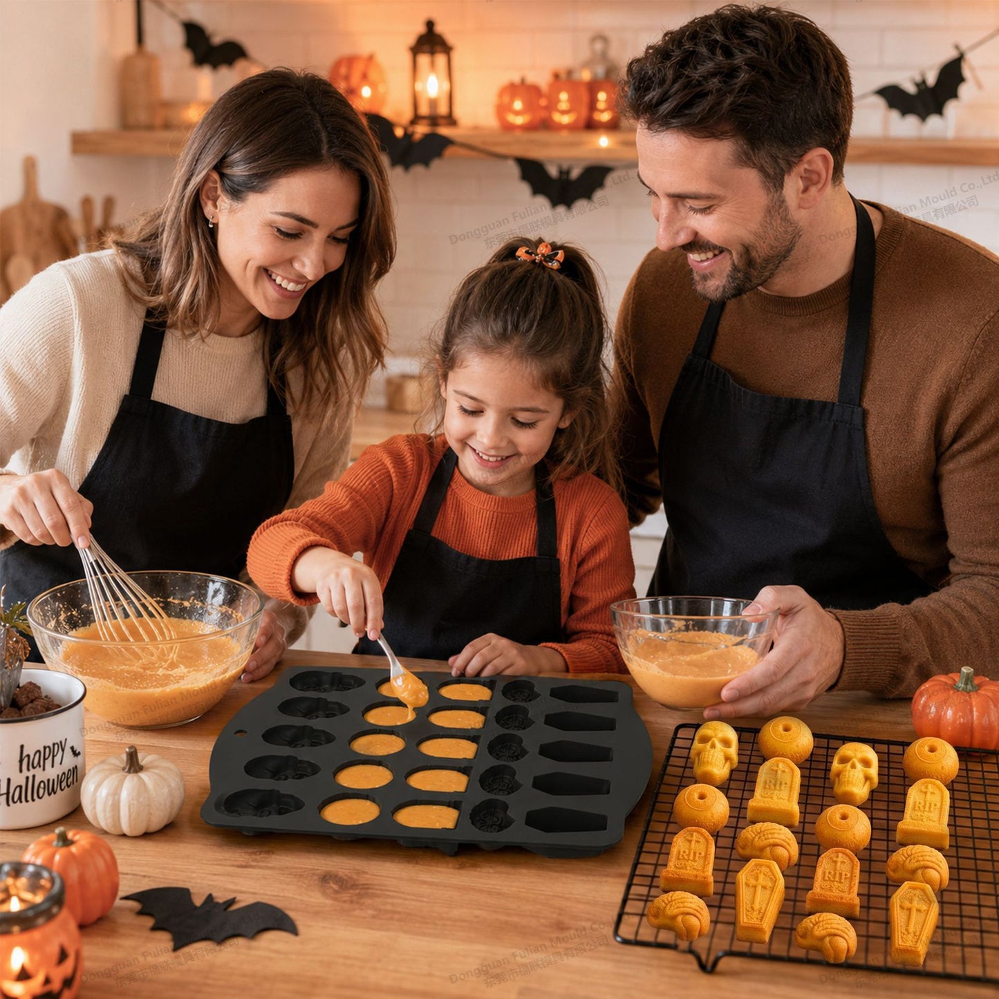 💀 🧊 DIY Silicone Mold Skull Ice Cubes – Food Grade, Slow Melting & Perfect For Whiskey, Cocktails & Halloween Parties 🎃