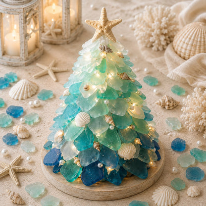 DIY Sea Glass 3D Christmas Tree Kit