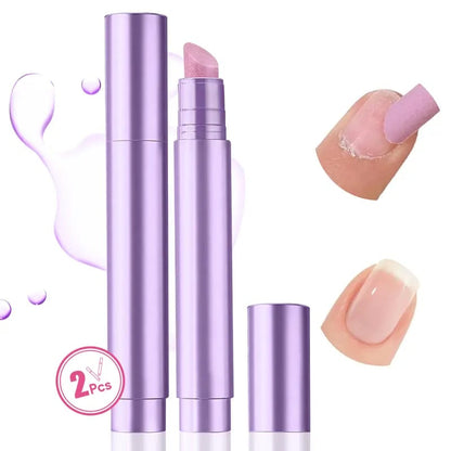 Ceramic Cuticle Oil Pusher Pen, 3.5ml Nourishing Essential Oil for Dry & Damaged Nails