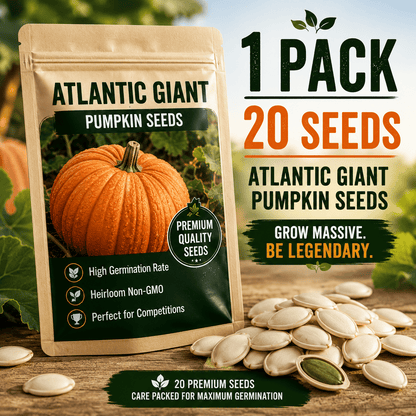 🎃 Grow Your Own Giant Pumpkins – Atlantic Giant Heirloom Seeds