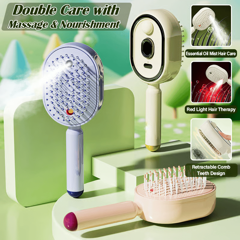 🔥50K+ SOLD!🔥LAST DAY 50% OFF - 2026 Electric Spray Air Cushion Massage Comb