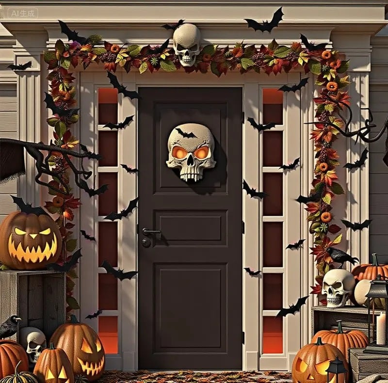 🦇Turn Your Home Into a Halloween Experience-🦇3D Bat Light Design LED Decorations