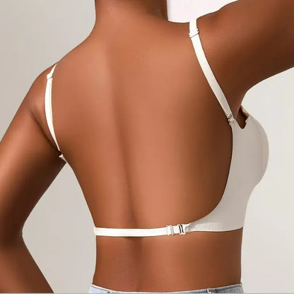 🌓Last Day 49% OFF-🔥Women's Solid Color Wireless Backless Bra