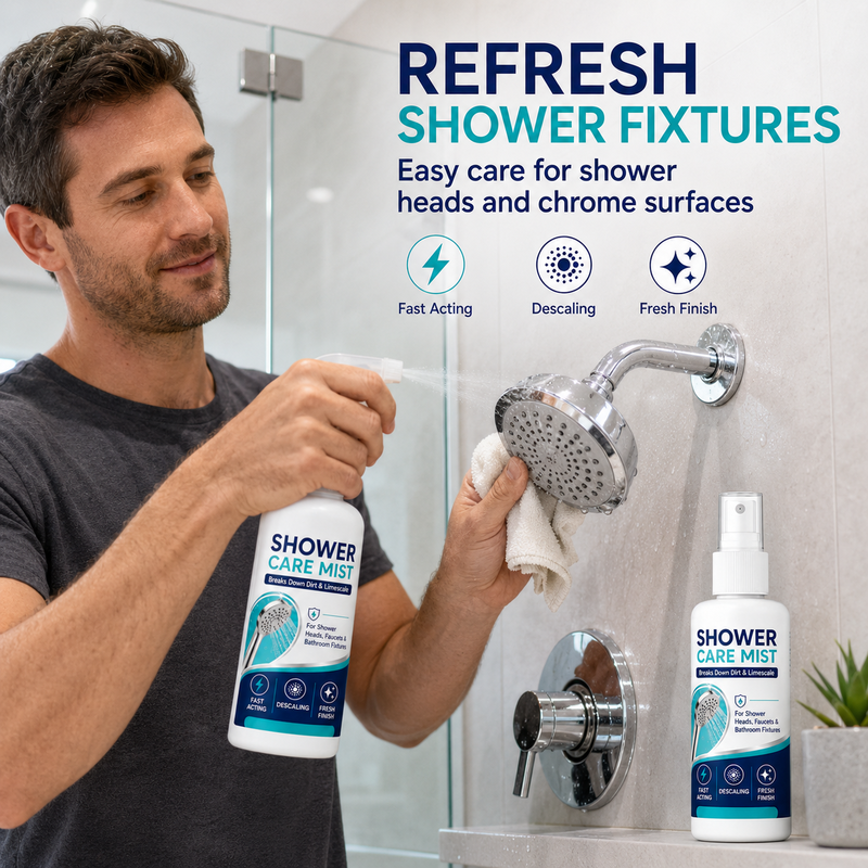 🚿✨Fast-Acting Shower Limescale Remover Spray🧼💪